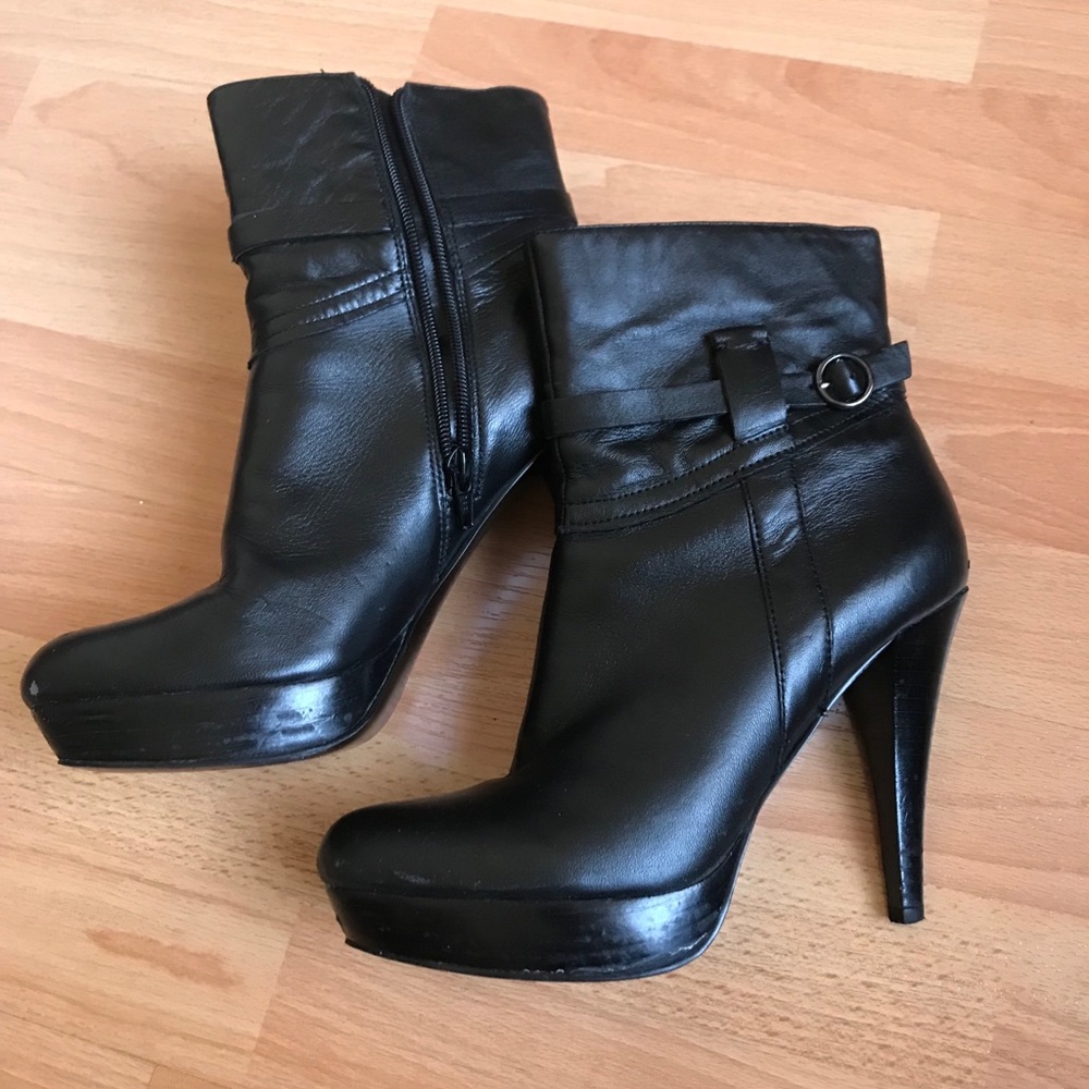 Marc Fisher Platform Heel Boots